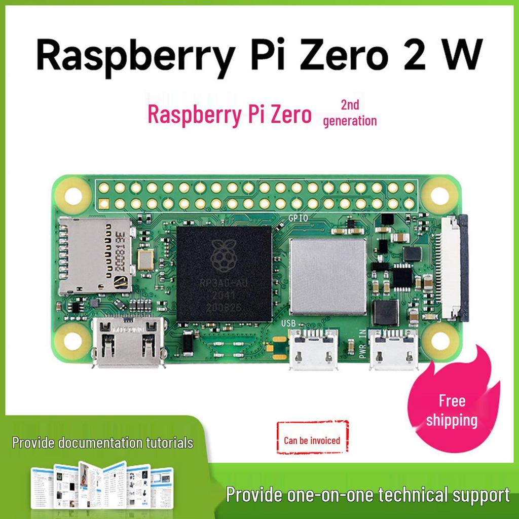 Raspberry Pi Zero 2 W mit angelötetem Pin-Header - Zweite Generation, Mehrere Pakete verfügbar