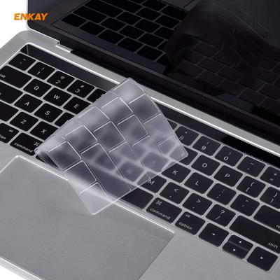 ENKAY TPU Keyboard Protector Cover for MacBook Pro 13.3 Inch A1706 / A1989 / A2159 & Pro 15.4 Inch A1707 / A1990  , US Version