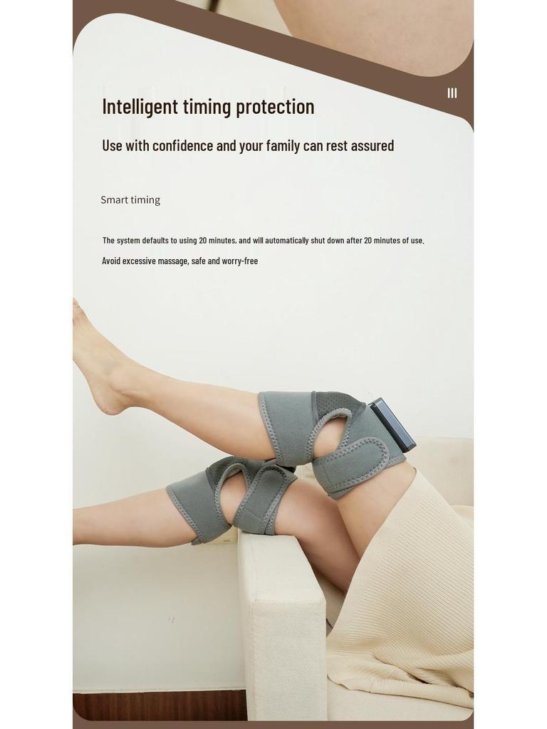 Portable Electric Heated Knee Pads & Leg Massager for Hot Compress and Cold Protection