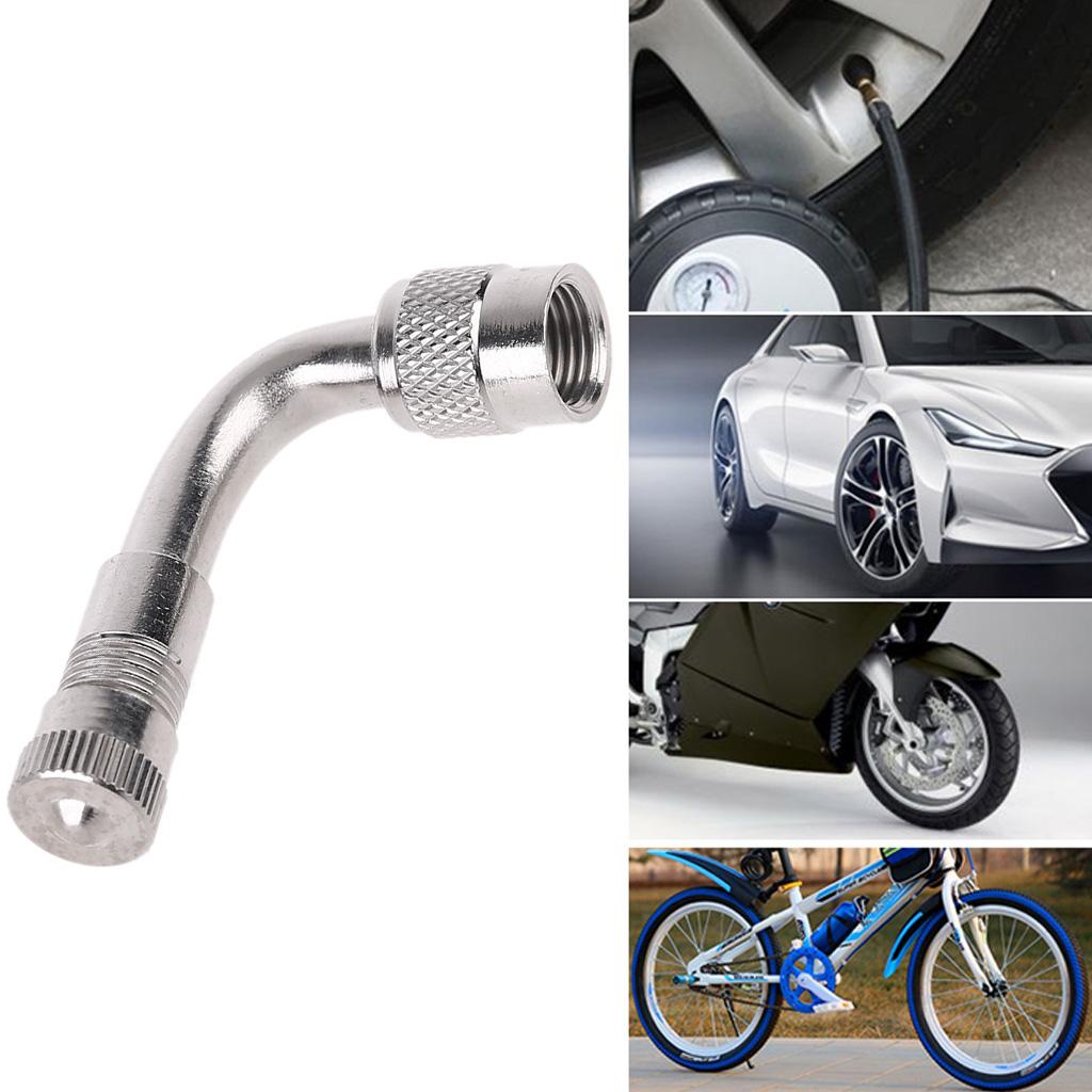 Adaptors Tire Stem Extender 90 Degree Tyre Valves Extension Auto Truck Motorcy