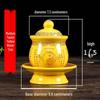 Coppa per Acqua per Altare Buddista in Ceramica di Loto con Mantra della Grande Compassione - Tazza per Offerte a Guanyin
