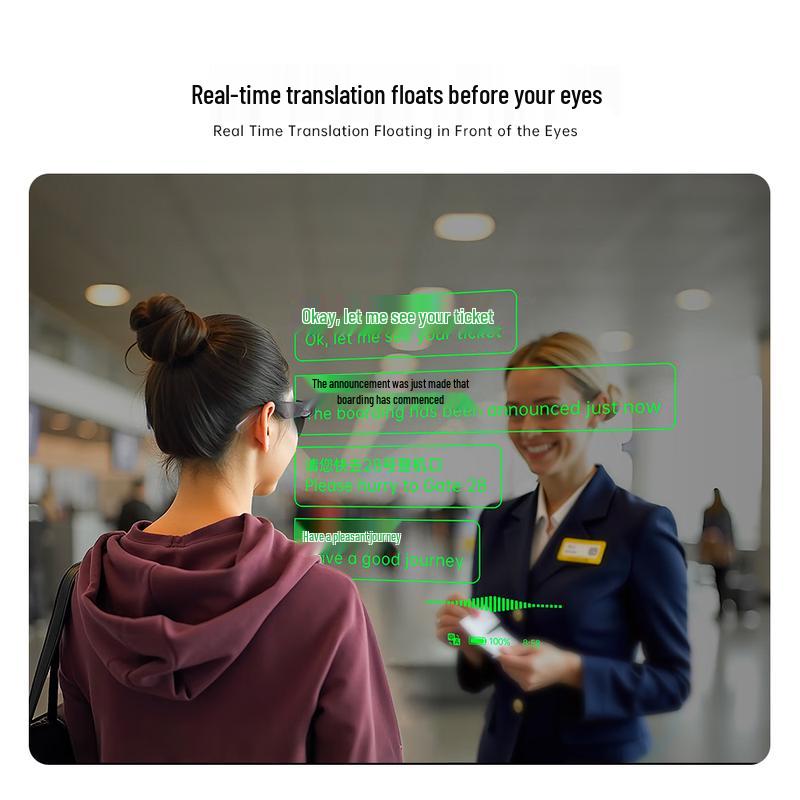 MLVISION M5 Smart AR Clip-on Glasses