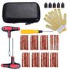 Kit de Reparación de Neumáticos de Coche Nuevo Herramientas de Tapón de Pinchazo Tiras de Neumático de Emergencia para Neumático Universal Kit de Herramientas de Reparación con Pegamento