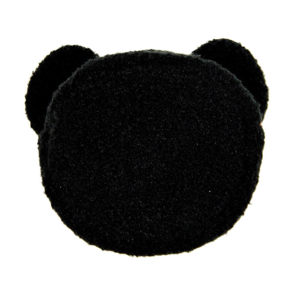 Dick Bruna Black Bear Face inches Plush 600190 Pouch, approx. 7.5 (18 cm) Toy,