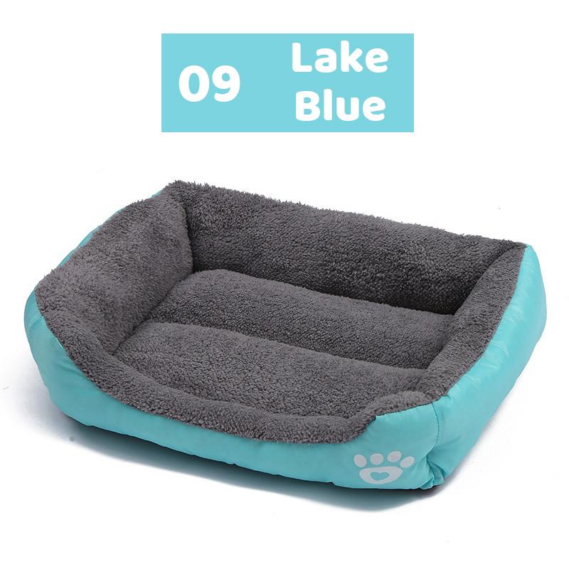 Square Comfortable Double Sided Available Large Pet Dog Sofa Bed 19 Colors Picture Memory Foam Pet Bed Solid Stocked