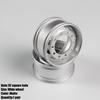 1 Pair Metal Front/rear Hub Wheel Spindle Head Brake Drum for 1/14 Tamiya RC Truck For Scania 770S For Man
