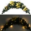 VidaXL Arche de Noël avec Lumières LED Décoration de Noël Lumineux Eclairage Maison Jardin Intérieur Extérieur en Plein Air 320978