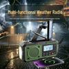 Allband-Solar-Notfallradio mit Kurbelgenerator & LED-Beleuchtung