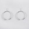 14K Plated Blank Ring Setings Fit Sticky Pearl Ring DIY With Pin Needle Holder Adjustable Live Ring Base Empty Holder Accessorie