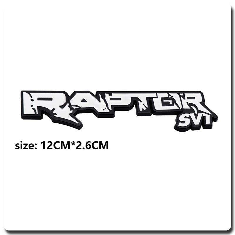 3D Metal R-APTO-R SVT Car Body Sticker For F-or-d F-ocu-s Winged Tiger, M-ustan-g R-aptor Modification Accessories
