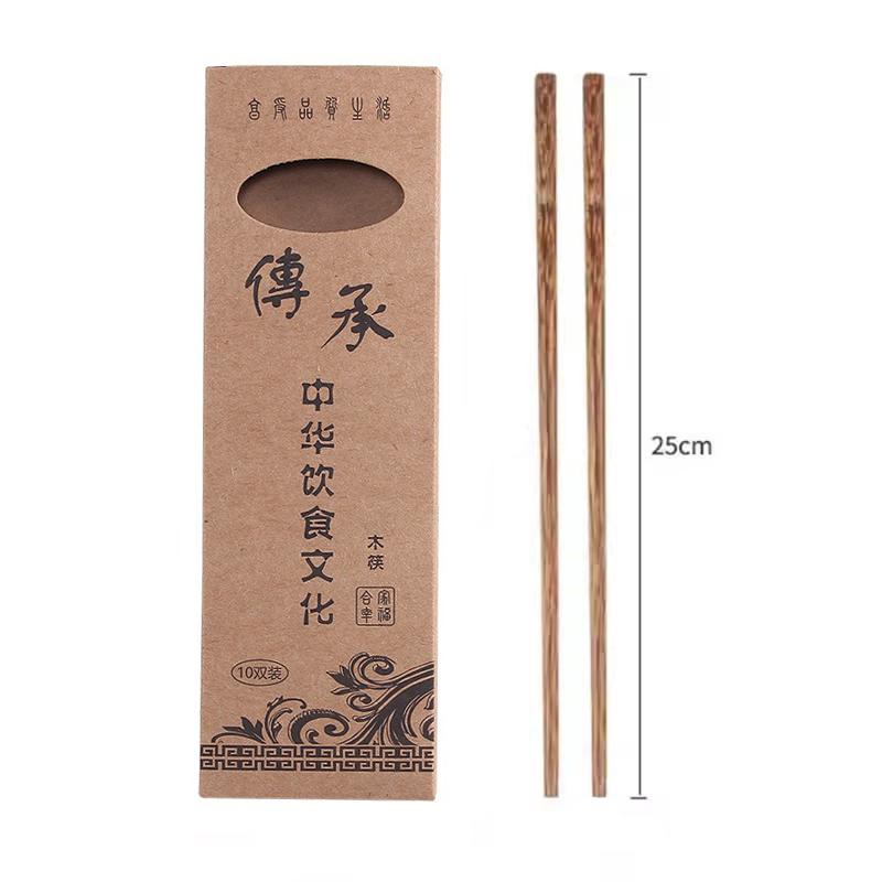 10 Pairs Natural Rosewood Chopsticks Wooden Chopsticks Chinese Sticks To Eat Tableware Sushi Sticks Kitchen Utensils KZ003