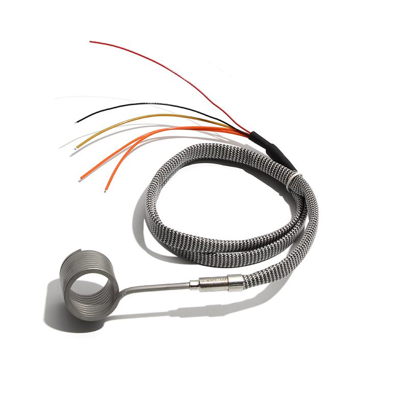 LJXH 220V Injection Molding Machine Hot Runner Heating Coil Spring Heater 3x3mm Nozzle Dedicated with K Thermocouple 1PC