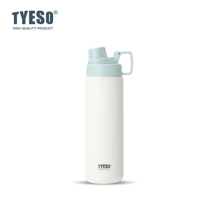 Tyeso New Stainless Steel Portable Sports Bottle Large Capacity Thermos Cup Outdoor Portable Frosted Water Cup