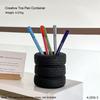 Creative Tire Shaped Pen Holder Unique Tire Model Pen Storage Container Office Desk Stationery Storage Decor Ornament