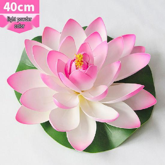 Artificial Lotus Leaf Water Lily for Pond, Fish Tank Decoration, Landscaping, or Buddha Ornaments