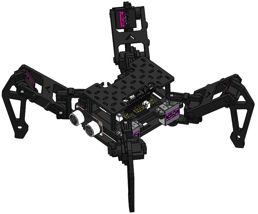 ESP32 Smart Bionic Spider: AI-Driven Voice-Controlled Quadruped for Arduino Makers