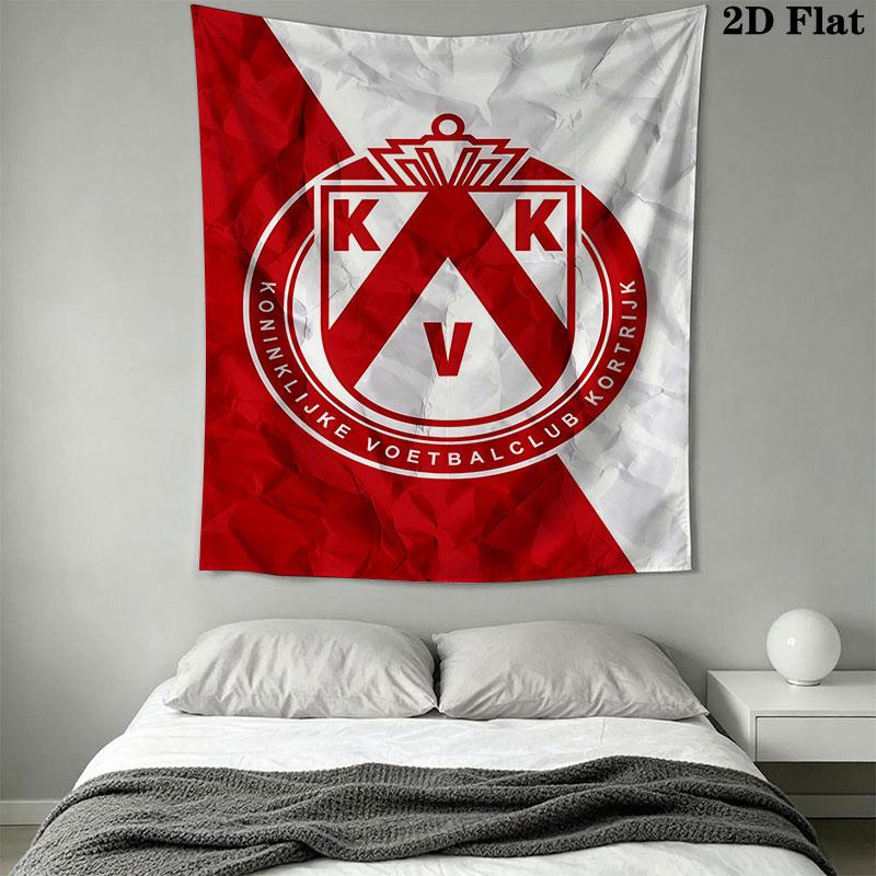 Kortrijk logo Wall Hanging Printed Fabric Blanket Decorative Tapestries for Bedroom Living Room Home Decor