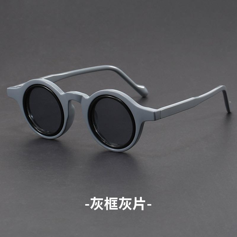 High Quality  Classic Round Sunglasses Women For Men Punk Sun Glasses Luxury Brand Designer Steampunk Popular Eyewear Uv400