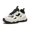 Anta Nut Shoes Cushioning, Wear Resistant Low top Chunky Sneakers Women's Black White 122418885-8