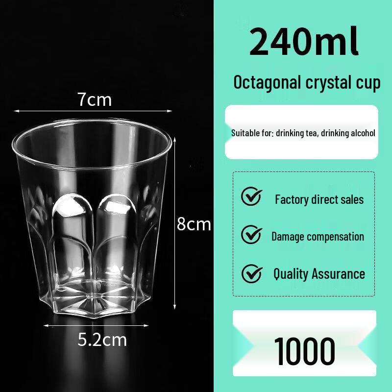 Premium Disposable Thickened Plastic Cups