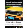 For 2016 17 18 19 20 21 22 23 Jeep Renegade Racing Grills Matt Carbon Grille Air Intake Styling Exterior Tuning Accessories Part