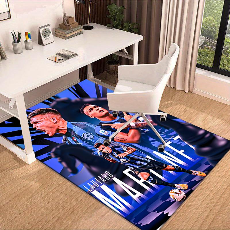1 Stück Energie-Stil im Sport Martinez Teppich Spielteppich, Fußmatte für Schlafzimmer Wohnzimmer Eingangsbereich Teppich, Heimdeko-Idee Geschenk für Weihnachten Geburtstag