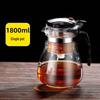 High-Temperature Glass Infuser Teapot