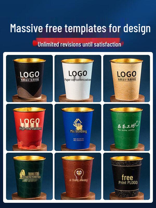 ZISIZ Disposable Anti-Scald Paper Cup