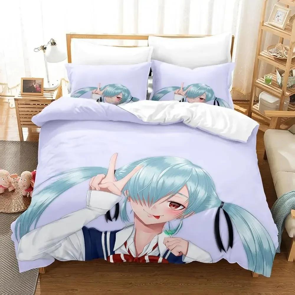 Yamada-kun and the Seven Witches Bedding Set Cartoon Anime Three-piece Set Adult Kid Bedroom Duvet Cover Sets 3D Kawaii Girls