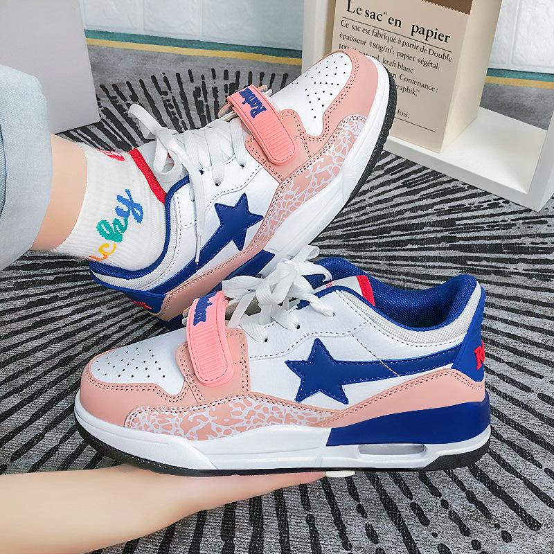 Super Fire Couple Star Air Cushion Shoes Harbor Style ins Han Su Students