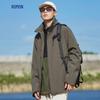 Luomeng Unisex 3-in-1 Hooded Outdoor Jacket