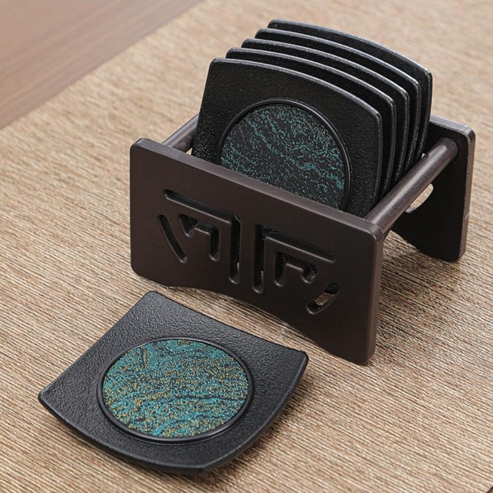 Chinese Style Cloth Coaster Set Anti-scalding Tea Cup Holder Heat Insulation Mat  Tea Ceremony