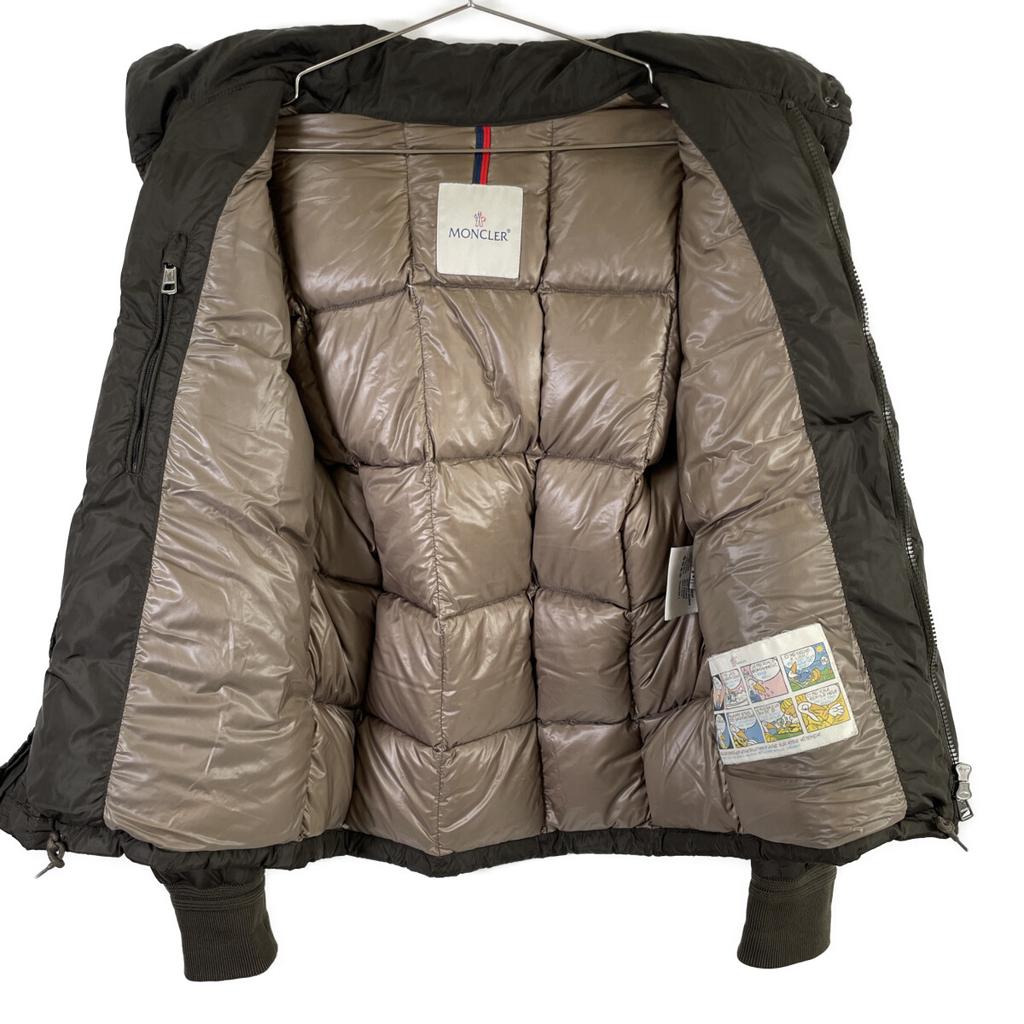 MONCLER Khaki Green ALBAN Down Jacket Jacket 1 khakiUsed