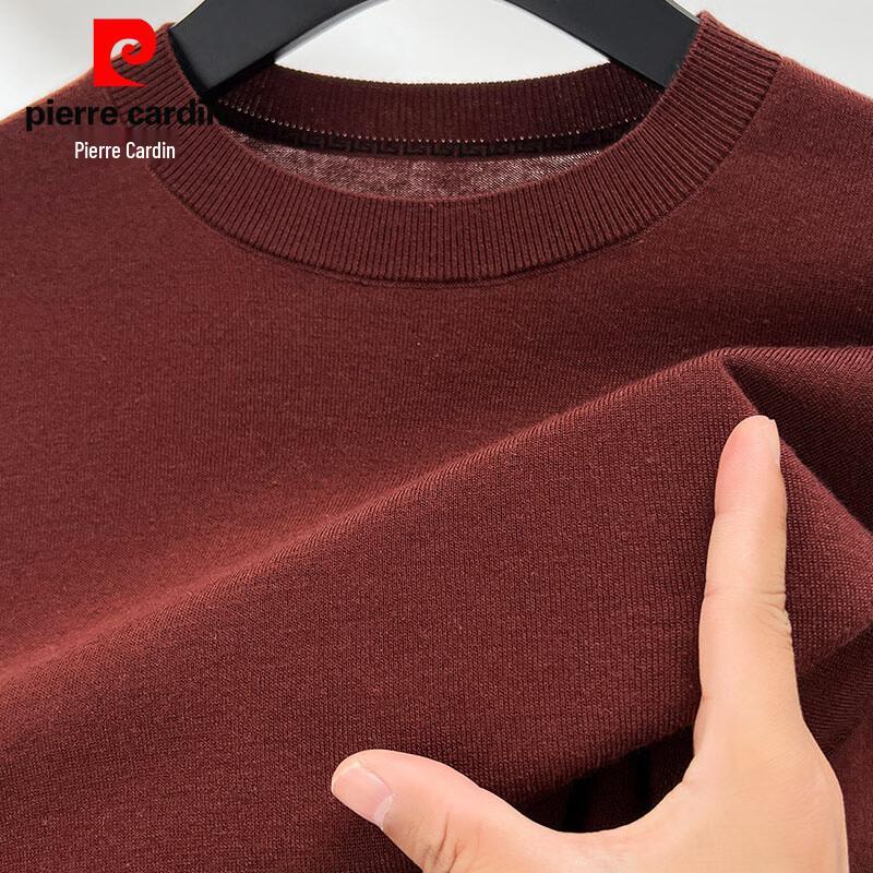 Pierre Cardin Men's Wool & Silk Blend Crew Neck Sweater