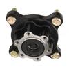 17mm Front Hub Flange Rustproof High Hardness Front Wheel Hub Flange with 4 M10 Bolts For 110cc 150cc 250cc Go Kart