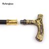 Gold Black Luxury Eagle Handle Walking Cane Fashion Decorative Walking Stick Gentleman Elegant Cosplay Cane Knob Crosier 90cm