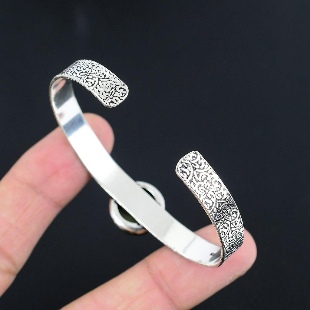 Frauentag Angebot Sterlingsilber Labradorit Stein Trendiges Mutter Armreif Armband