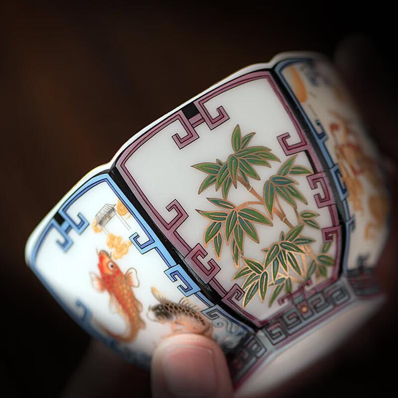 Tai Xi Ge White Jade Porcelain Master Tea Cup