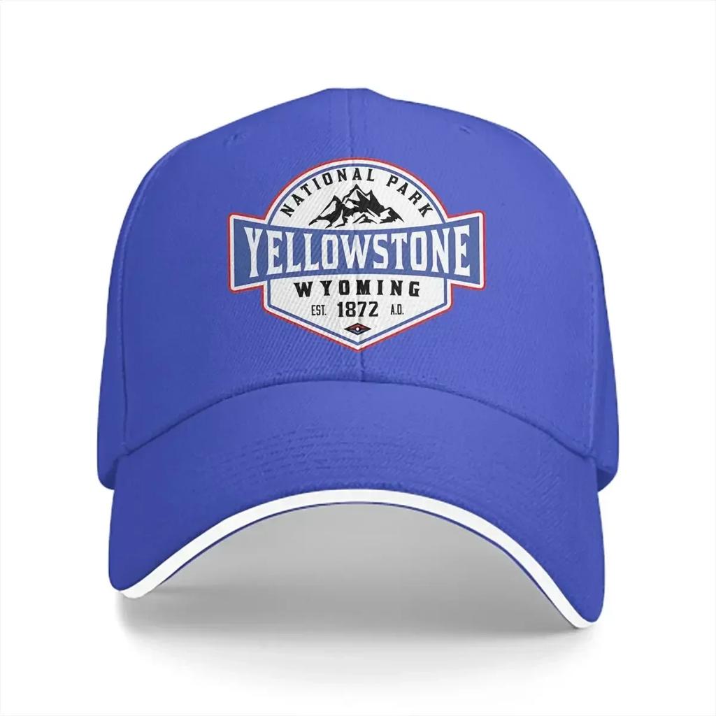 Yellowstone National Park Multicolor Hat Peaked Unisexs Cap WYOMING MOUNTAINS HIKING CAMPING Personalized Visor Protection Hats
