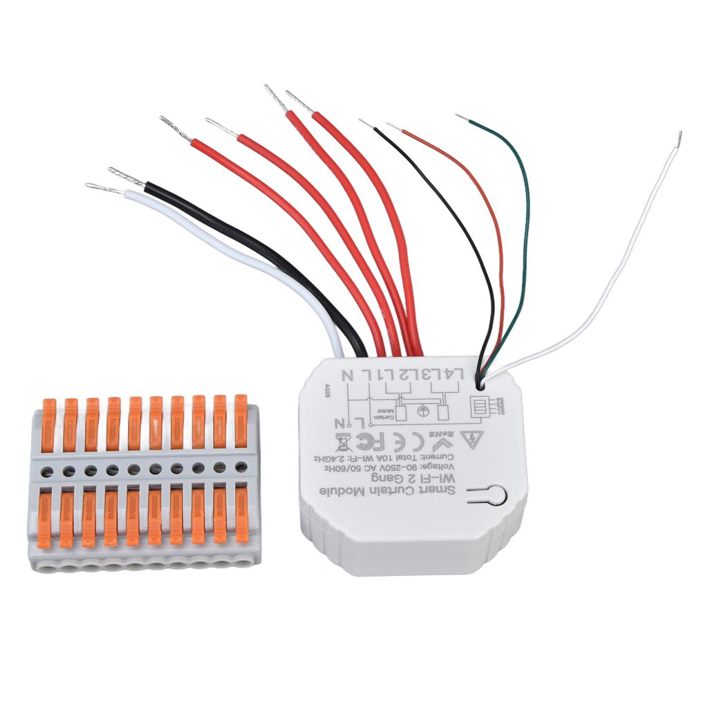 Smart Curtain Switch Module 2 Way Wifi Curtain Opener Module APP Remote Control Timing for