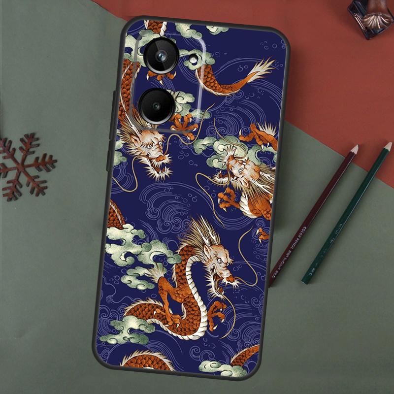 

DRAGON TATTOO JAPANESE Case For Realme C75 C65 C67 C71 C63 C61 C55 C51 C53 C35 11 12 13 14 15 Pro Plus GT6 GT7 Pro Realme C31
