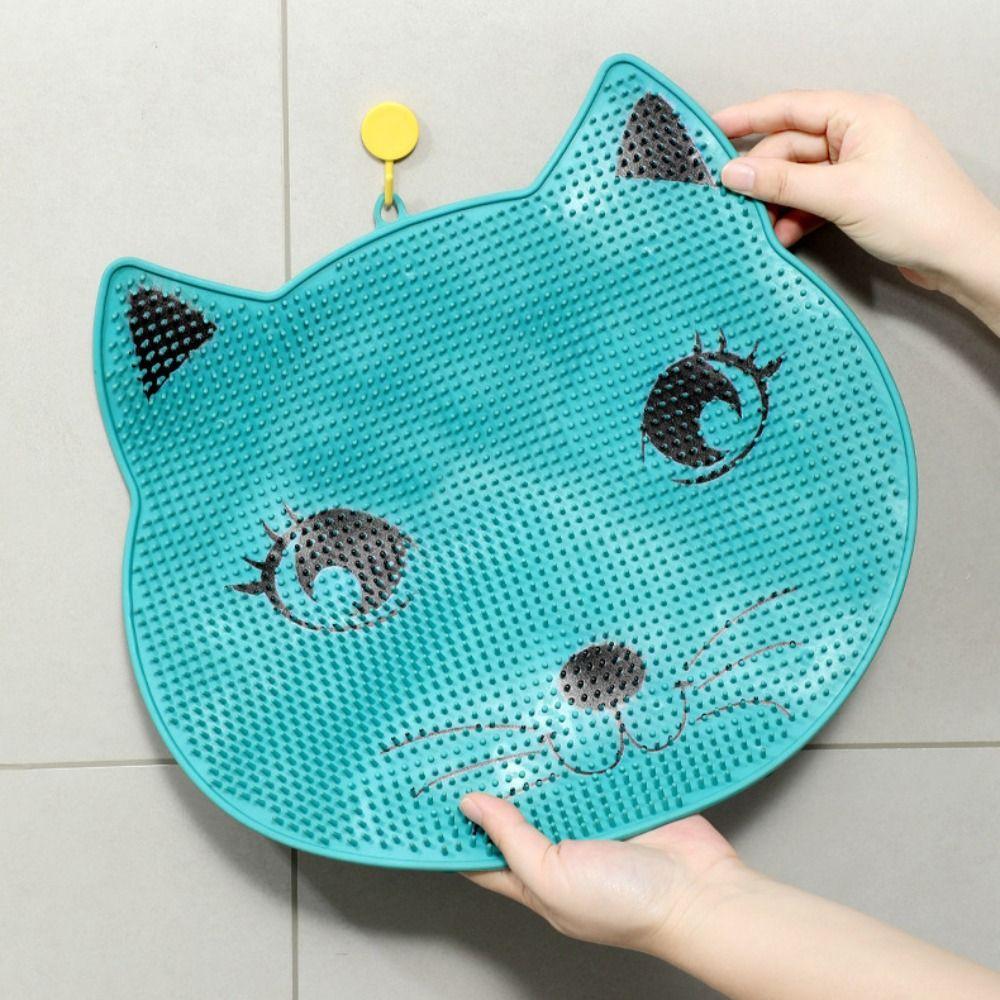 Cartoon Bathroom Non Slip Pad Anti Slip Massage Pad Scrubbing Bath Tool Floor Mat Foot Rubbing
