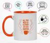 Inkdotpot All You Need Is Love and More Coffee  11 Oz  Coffee  Mugs  Funny Novelty Great for Bride Groom Engagement Gift Bachelor and Bachelorette