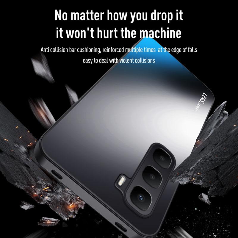 EUCAGR For Infinix Hot 60 Pro+ Hot60 AG Frosted Soft TPU+PC Matte Back Cover For Infinix Hot60Pro Hot 60i Phone Cases