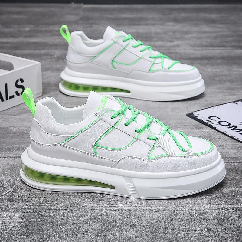 Men's shoes spring and autumn casual shoes trendy versatile fashion trendy shoes air cushion flat heel shoes color matching entity Wenzhou factory