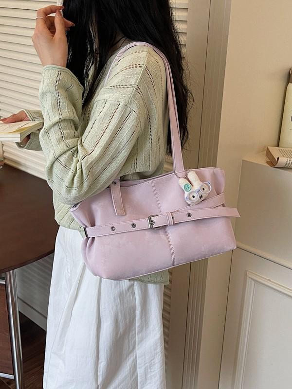 2026 New Style Korean Women's Daily Commute Bag - Fashionable Large Capacity Single Shoulder Tote