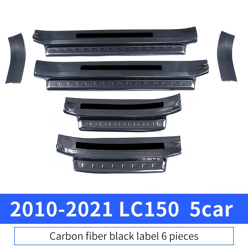 For Toyota Land Cruiser Prado 150 Lc150 Fj150 2010-2023 Tuning Interior Decoration Accessories Stainless Steel Threshold Panel