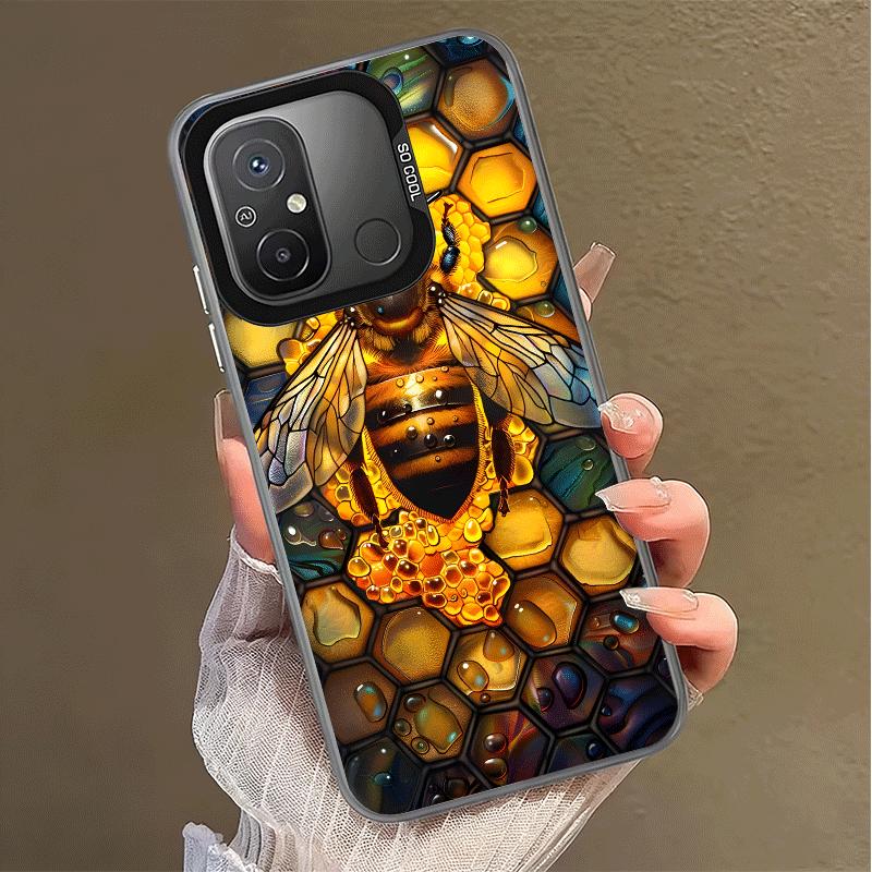 Bee Keeping Honey Cute Shockproof Phone Case for Xiaomi Poco X7 X6 X5 X3 Pro F7 Ultra M8 Redmi 15C 15 14C 13C 12C 10C 13 12 10