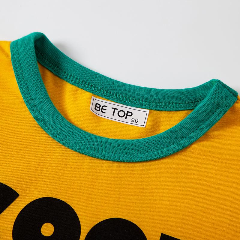 2026 Summer Children's Dinosaur T-shirt: Cartoon Design, Short-Sleeve, Pure Cotton, Round Neck, Korean Style for Boys