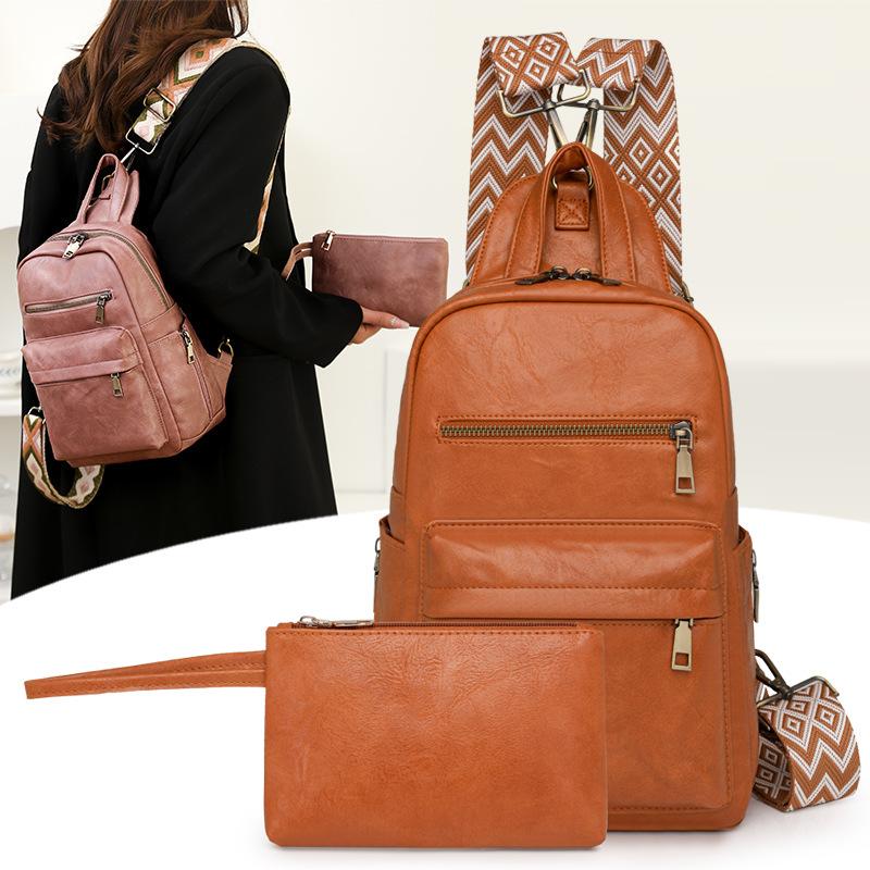 

Рюкзак маленький рюкзак женский 2025 новый милый рюкзак ПУ ретро костюм маленькая сумка женский рюкзак